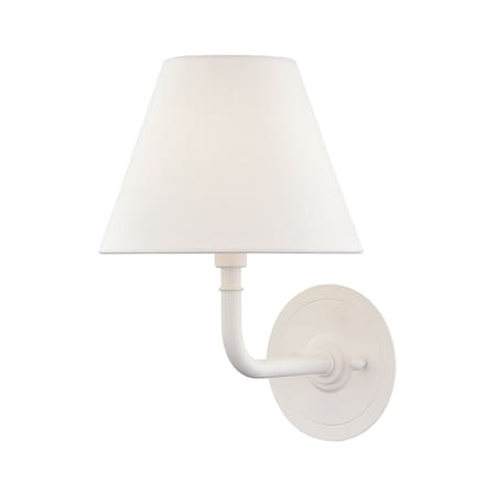 Hudson Valley Lighting Mark D. Sikes X Signature No.1 1 Light Wall Sconce 8 In. White MDS601-WH