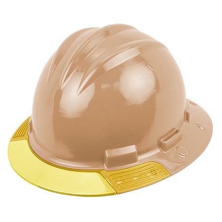 Bullard Hard Hat, Front Brim, AboveView, Tan AVTNRC