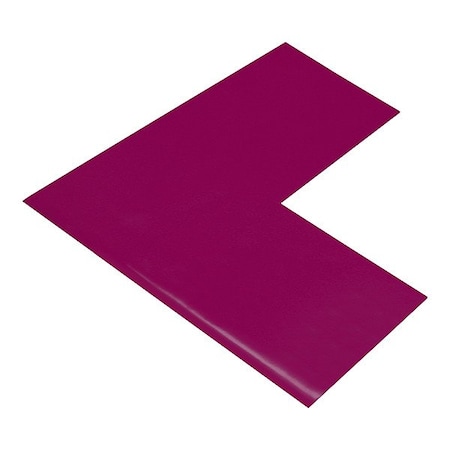 Mighty Line Floor Marking Shape, 10 in L, PK50 Angle4P