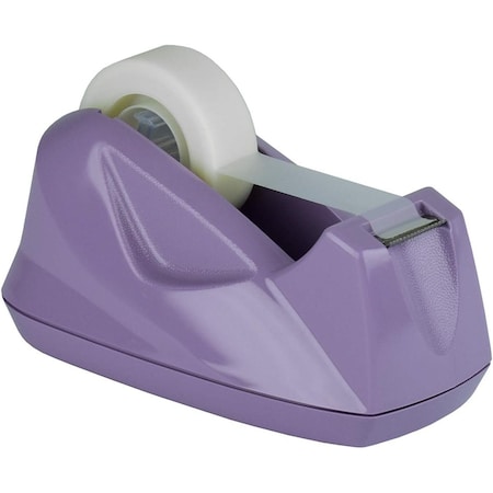 Acrimet Tape Dispenser, 1 in Tape Core Dia., Plastic, Stainless Steel, Purple 270.LO