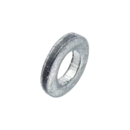 Zoro Select Flat Washer, For Screw Size #0 , Aluminum Plain Finish, 5 PK WASB#0NAL