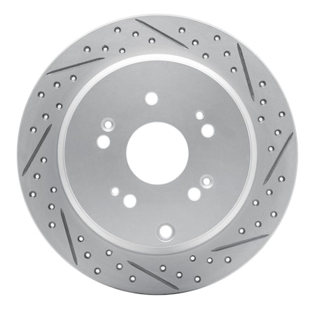 Dynamic Friction Co DFC Geoperformance Rotor - Drilled and Slotted 830-59048R