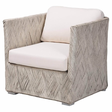 Bali & Pari Melbourne Natural Rattan Lounge Chair 269-13917-ZORO