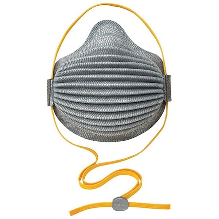 Moldex Particulate Respirator, N95, Nuisance Organic Vapors, AirWave, SmartStrap, Molded Nose, M/L, PK 10 4800