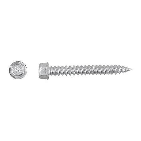 Itw Buildex Self-Drilling Screw, #9 x 1-1/2 in, Climaseal Steel Flange Hex Head External Hex Drive, 4000 PK 1272000