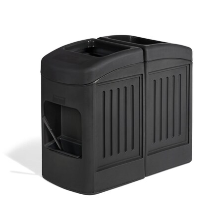 Masonways WASTE WNDSHLD, BLACK 46X38X23IN SVC110-BK