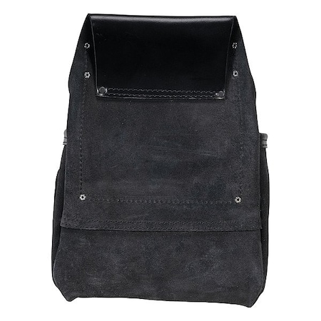 Clc Tool Bag, Black, Leather, 4" D 55423