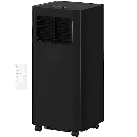 Edendirect 6,500 BTU (DOE) Portable Air Conditioner, Cools 441 Sq. Ft. with Dehumidifier, Remote Control, Black ZRT3971P431367