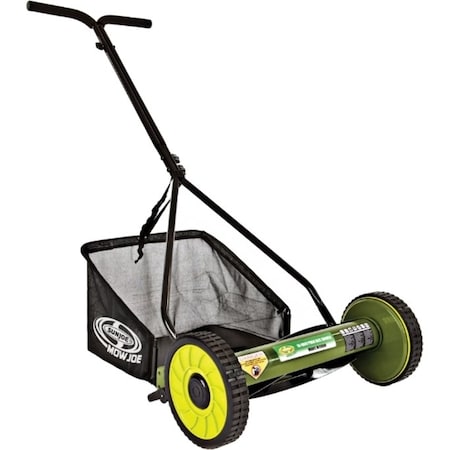 Sun Joe Manual Mower, w/Grass Catcher, 16" MJ500M