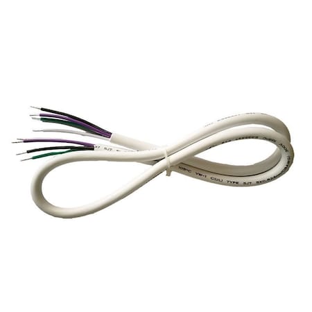 Westgate 12FT CORD, SJTW 18 AWG 6-CONDUCTOR, White SCL-12FT-SJTW18/6