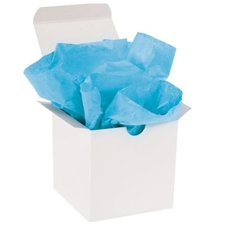 Bubblefast 480 20 x 30'' Turquoise Gift Grade Tissue Paper BFT2030CC