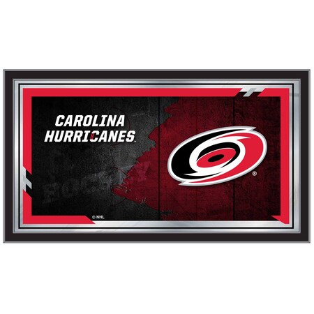 Holland Bar Stool Co Carolina Hurricanes 15" x 26" Hockey Collector Mirror by Holland Bar Stool Company MColCarHur