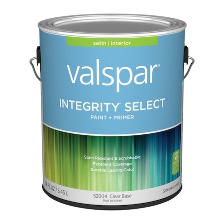 Valspar Integrity Select Paint & Primer Satin Interior Paint Clear Base 1 Gal. 028.0052004.007