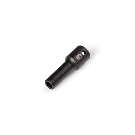 Tekton 1/4 Inch Drive x 5 mm Semi-Deep 6-Point Impact Socket SID04104
