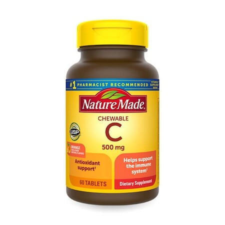 Pharmavite Vitamin C, 500mg, Chewables, 60PK 31604014964