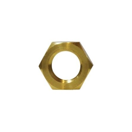 Midland Industries LOCKNUT HEX 1/8IN NPSL BRS 0.68IN 28123