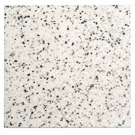 Apollo Tile Terra Mia 8.1inx9.25in Matte White and Black Porcelain Hexagon Wall Floor Tile 9.93 sqft/case, 25PK TER88PEPSPKA