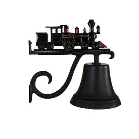 Swivel Cast Bell With Natural Color Train Ornament SW846585