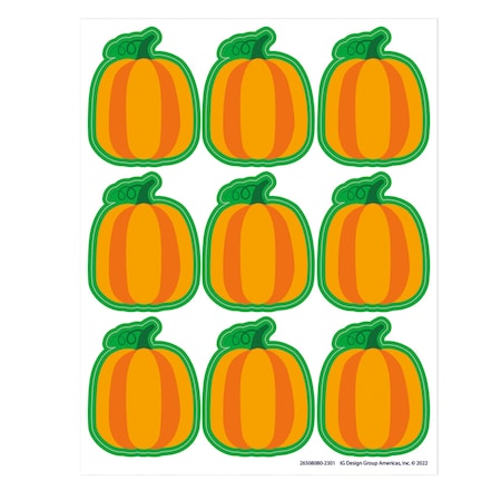 Eureka Fall Pumpkin Giant Stickers, 36-Piece Set, 12PK 650808