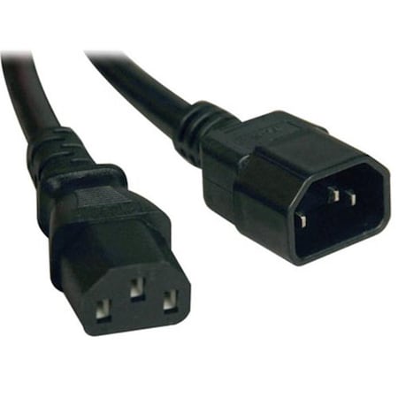 Evolve Tripp Lite, Power Cord Adapter, 10A, 18AWG, 100V- 250V, IEC-320-C14 to IEC-320-C13, 6FT EV191561