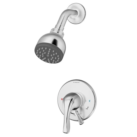 Symmons Single Lever Handle Wall Mounted Shower Trim Kit(Valve Not Included) S-9601-PLR-1.5-TRM