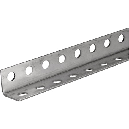 Hillman Steelworks Zinc-Plated 1-1/4'' x 6 Ft. Perforated Steel Angle 11138