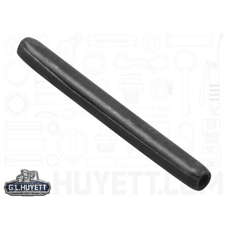 Huyett Coiled Spring Pin, Standard Duty, High Carbon Steel, 1.5 mm Dia x 16 mm Length SPCM-015-016