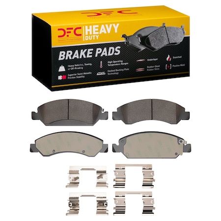 Dfc Heavy Duty Disc Brake Pad Set,  1214-1363-01