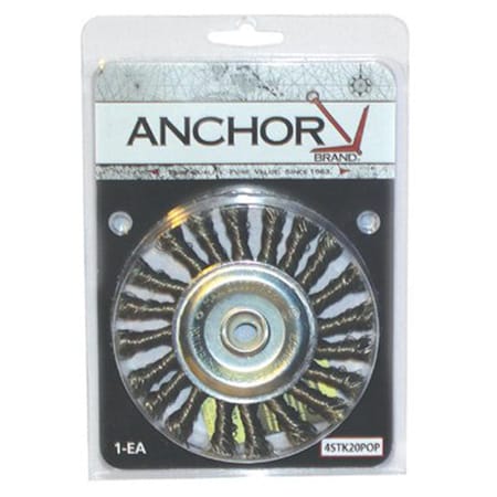 Gizmo Anchor 4 Inch Ss Knot Wheel 4 Inch GI3690606