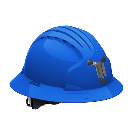 Jsp Full Brim Mining Hard Hat w/HDPE Shell, 6-Point Polyester Suspension and Wheel Ratchet Adj. 280-EV6161M-50