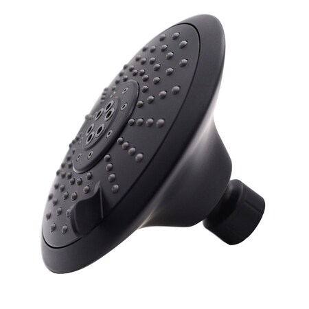 Westbrass 5-Function Adjustable Spray Shower Head in Matte Black SH5601-62