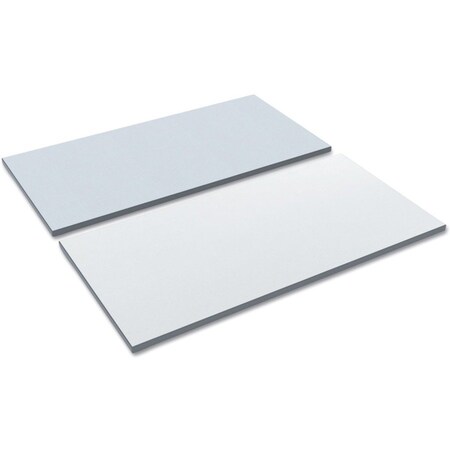 Alera Reversible Laminate Table Top, Rectangle, 47 5/8w x 23 5/8d, Wht/Gray ALETT4824WG