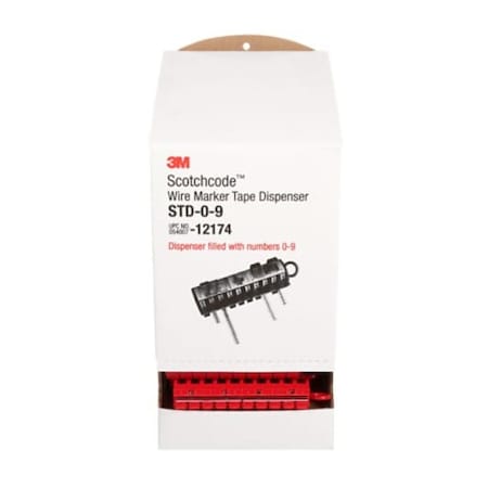 3M Scotch Core Holder W/Tape #9, 25PK STD-0-9