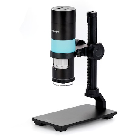 Amscope HHD All-In-One 2.1MP Professional Polarizing HDMI Digital Handheld Microscope w/10X-280X, LED Ring I HHD2100HDP-QSMS20