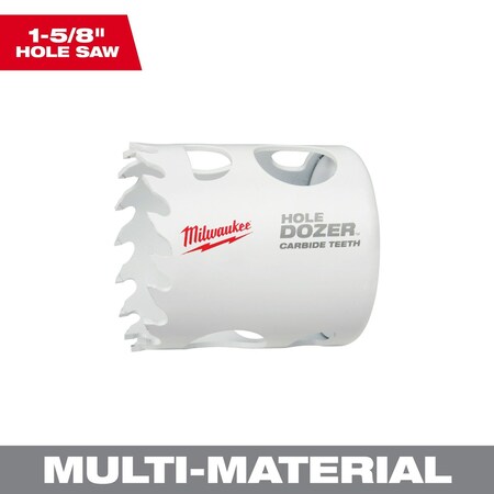 Milwaukee Tool 1-5/8" HOLE DOZER with Carbide Teeth Hole Saw 49-56-0714