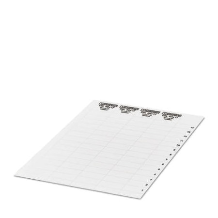 Phoenix Contact ESL 40X17 Insert strip Sheet white 0808095