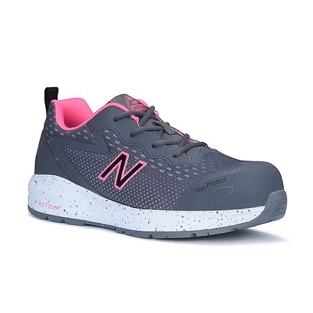 New Balance Women's Athletic Shoe, Gray/Pink, 11, WIDLOGIGR WIDLOGIGR-11D