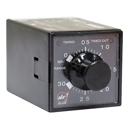 Atc Diversified Electronics Time Delay Relay, Octal, On Delay, 5 Functions DPDT 3-0319E030F1C