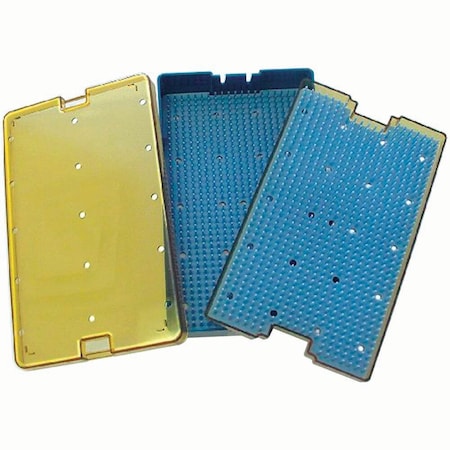 Jorgensen Laboratories Sterilization Tray Two Layer Tray, 10"x6"x1.5in J0041T