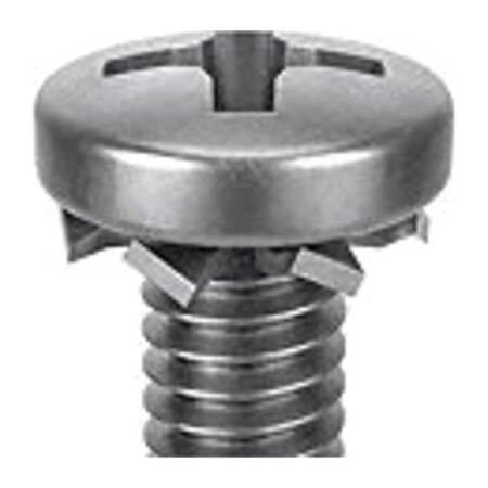 M4-0.70 x 12 mm Phillips Pan Machine Screw, Passivated 18-8 Stainless Steel, 10 PK