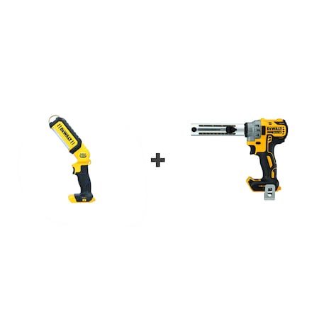 Dewalt Worklight, LED, 20V, w/Cable Stripper DCL050/DCE151B