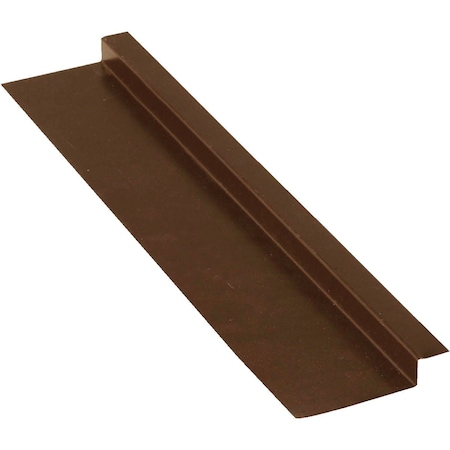 Norwesco 3/8''x5/8''x2''x10 ' Brown Galvanized Ply Edge Z-Style Flashing SZB58BRW
