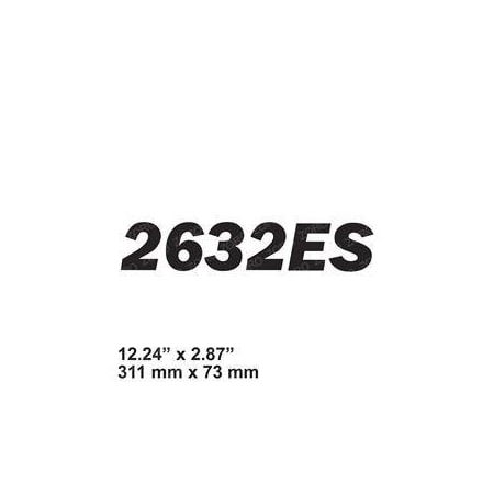 Jlg REPLACEMENT DECAL, MODEL 2632ES 1001178304
