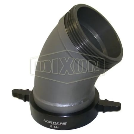 Dixon The Right Connection Angle And Suction Elbow, 2-1/2 in, MNST x FNST, Aluminum, Domestic N5460-25F25F