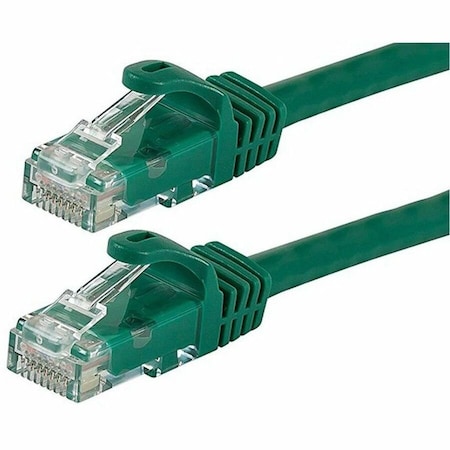 Monoprice Patch Cord, Cat 6, Flexboot, Green, 0.5 ft. 9843