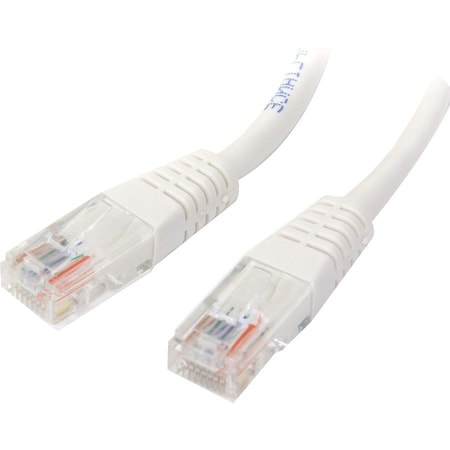 Startech.Com 2 FT WHITE MOLDED CAT5E UTP PATCH CABLE M45PATCH2WH