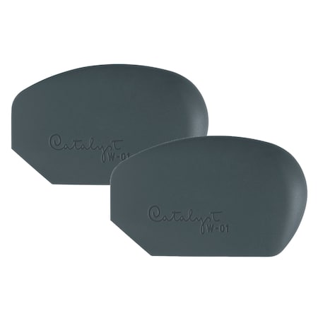 Princeton Catalyst Tool Wedge, Silicone, Mixed Media, Gray, Size 1, 2PK PW01