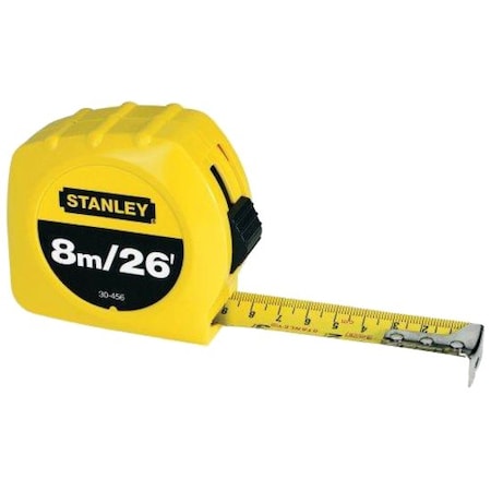 Stanley 26 ft Tape Measure, 1 in Blade 30-456