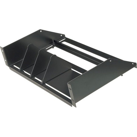 Video Mount Products Adjustable Eight Receiver Rack Shelf ER-8RSA