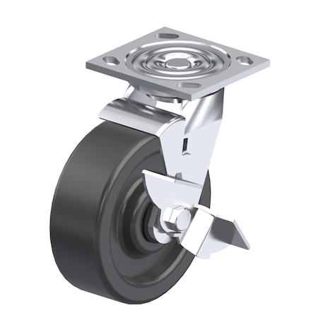 Pegasus Top Plate Swivel Caster, 4x4-1/2 in P21S-PH080R-14-WB